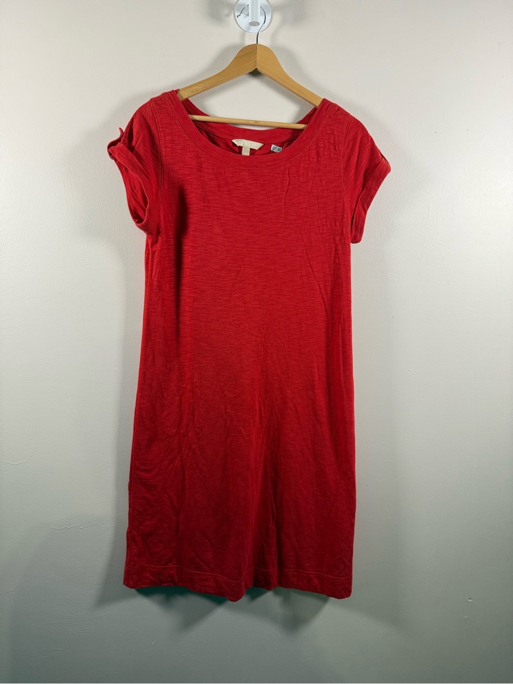 Banana Republic Red Short Sleeve Shift Dress